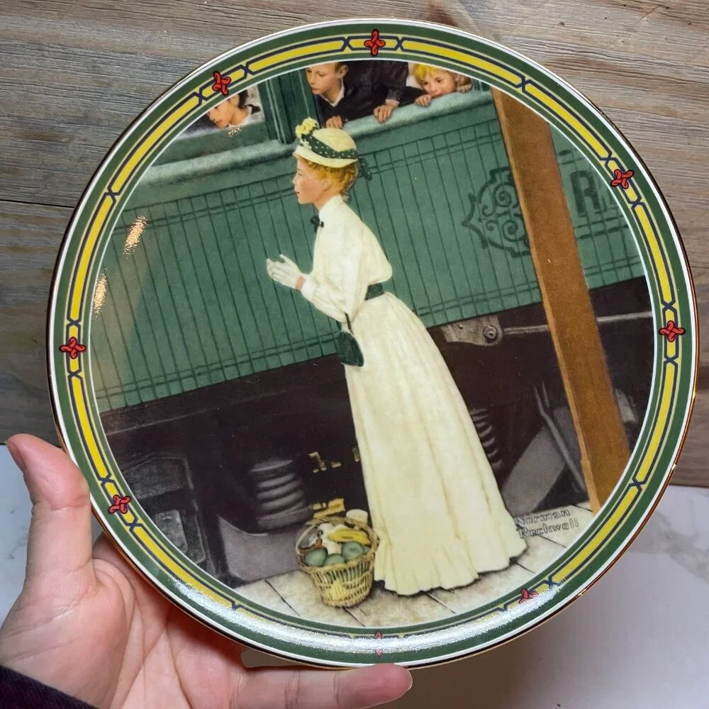 Norman Rockwell A Mother's Welcome Collectors Plate in Knowles Fine China